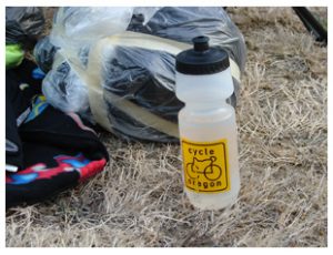 A Cycle Oregon water bottle