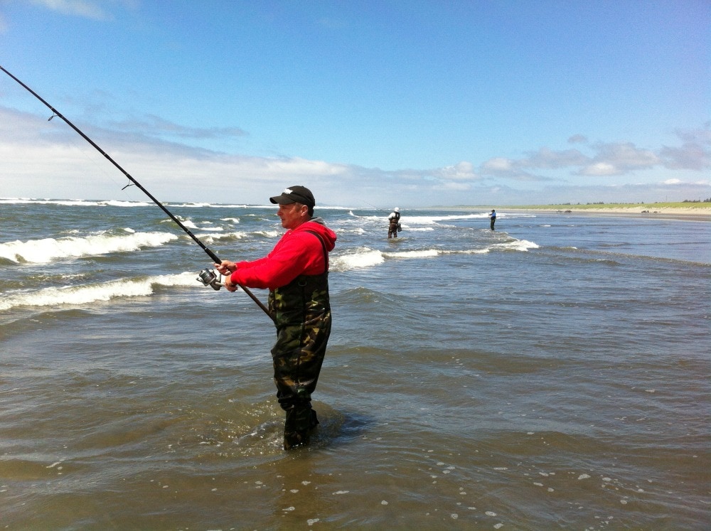 Clamming and Surf Perch Fishing