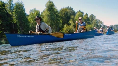 The Willamette Water Trail covers 187 miles as it winds its way north from Eugene to Portland.  (Photo credit: Willamette River Keeper)