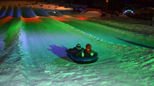 Cosmic tubing is a winter tradition for all ages at Mt. Hood Skibowl. (Photo by: mthoodterritory.com)