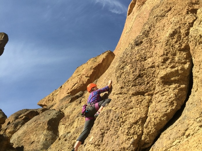 Climbing Smith Rock in Central Oregon