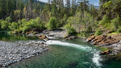 It was 1851 when prospectors first found gold in and around Josephine Creek and on the Illinois, Applegate and Rogue rivers. (Photo credit: Illinois River by Leon Werdinger)
