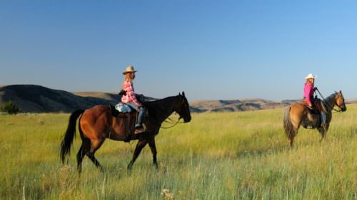 Saddle up for an authentic ranch experience at Wilson Ranches Retreat in Fossil. (Photo credit: Christian Heeb)