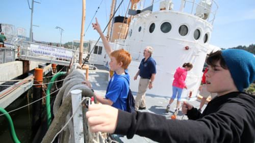 Museum entry includes a self-guided tour of the lightship Columbia, a National Historic Landmark. (Photo courtesy of Columbia River Maritime Museum)