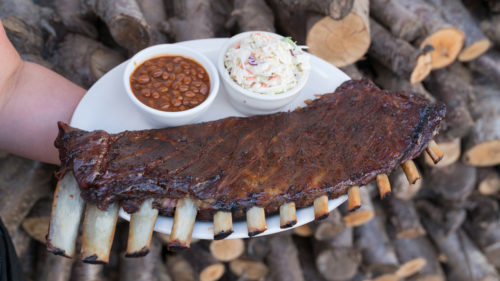 Apple Valley BBQ is known for its smoked pork ribs that is smoked with local cherry wood . (Photo by Joni Kabana)