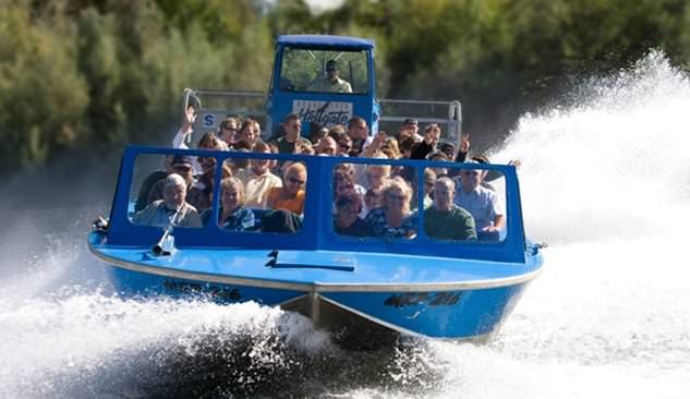 Rip upriver with Hellgate Jetboat Excursions to view the dramatic Hellgate Canyon. (Photo credit: Hellgate Jetboat Excursions)