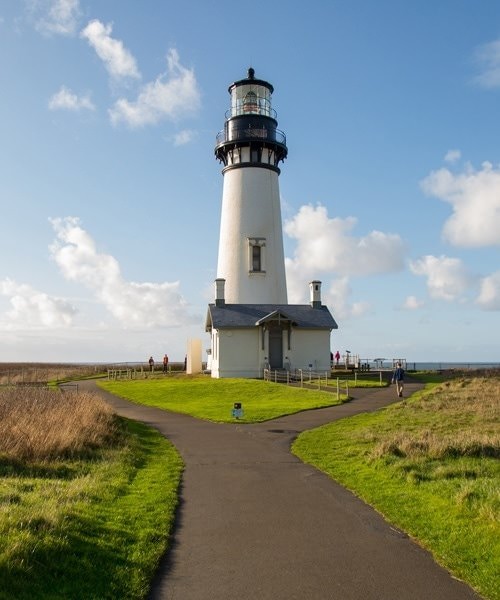 Yaquina Head Lighthouse in Newport