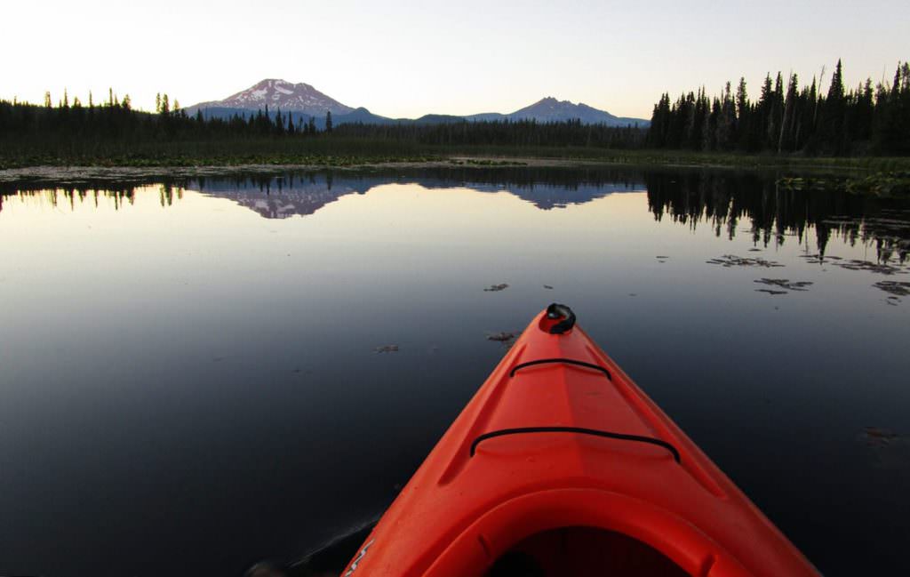 Moonlight Kayaking on Hosmer Lake Travel Oregon