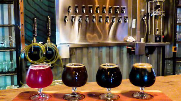 Taster tray at Fort George