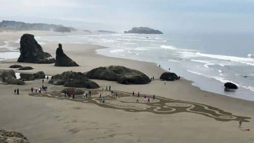 Try to time the trip with Circles in the Sand, when artists trace an elaborate labyrinth along the shoreline.