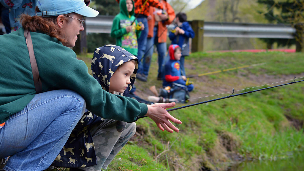 Kids Fishing Photos, Images and Pictures
