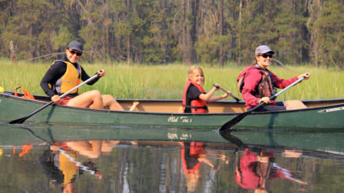 Canoeing at LaPine State Park courtesy of Tumalo Creek Kayak & Canoe
