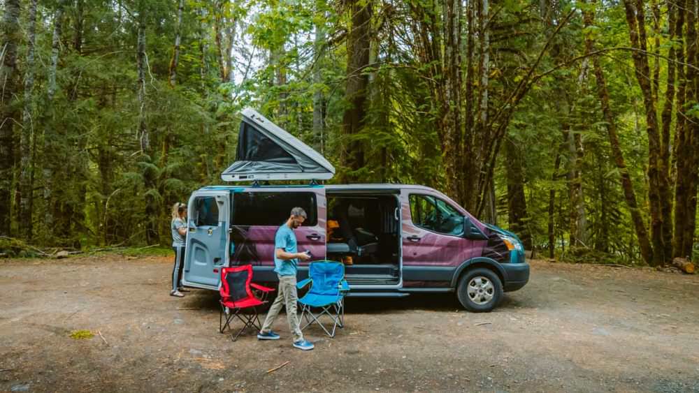 McKenzie Highway by Campervan Travel Oregon