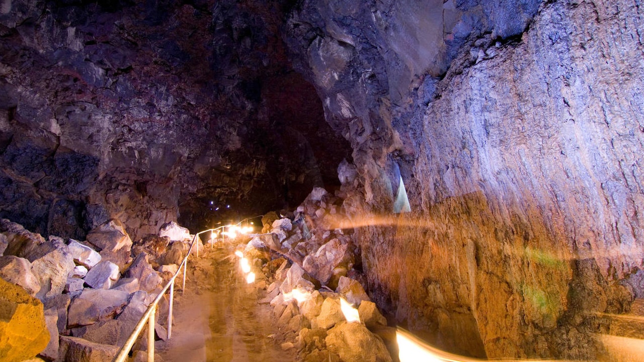 Lava Rive Cave in Bend