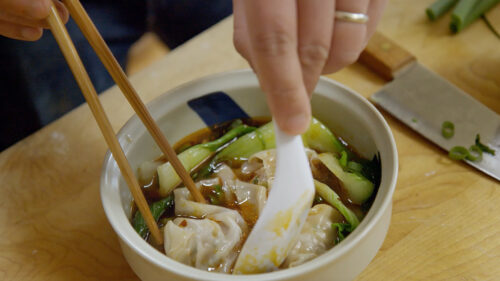 Chef Jasper Chen's pork and shrimp wontons are simple to make at home and can be eaten on their own or in a soup, perfect for a cozy winter day.